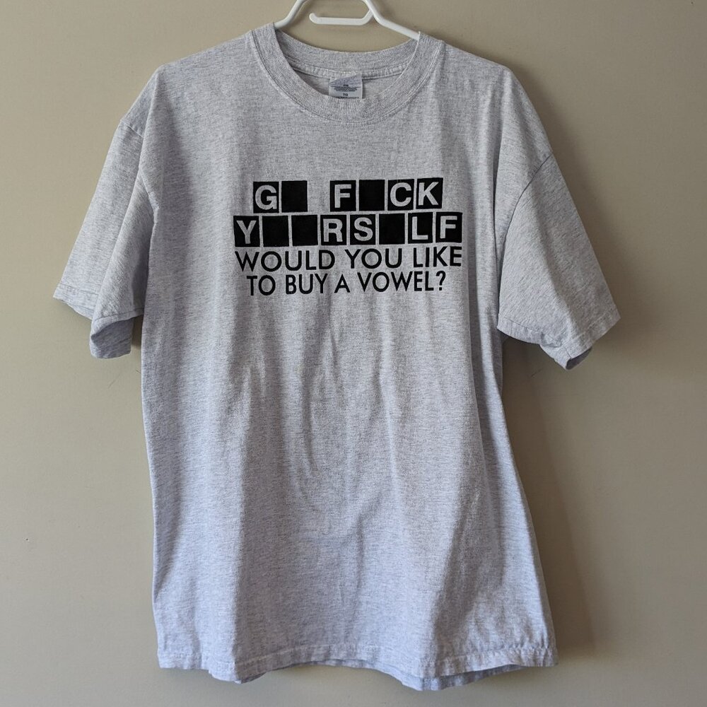 Humorous Wheel of Fortune Light Grey Tee